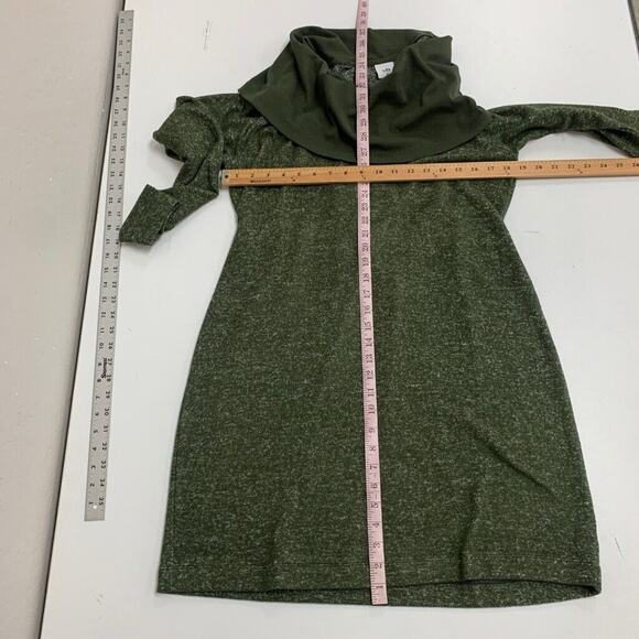 Cabi Dress Womens M Medium Avocado Solace Drawstring Cowl Neck Pullover Tie Back - Picture 9 of 11